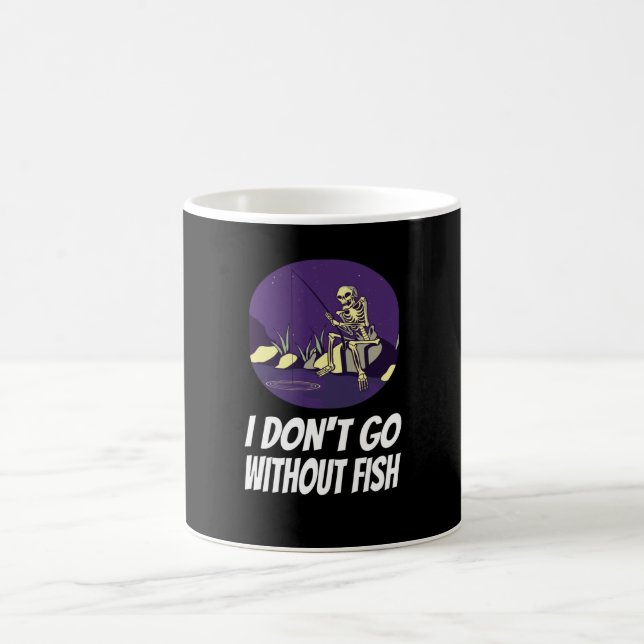 Fishing I Won't Fall Asleep Without Fish Coffee Mug (Center)