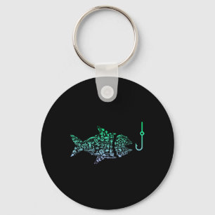 Fishing Icon For Fisherman Fish Hook Boys Fishing  Key Ring