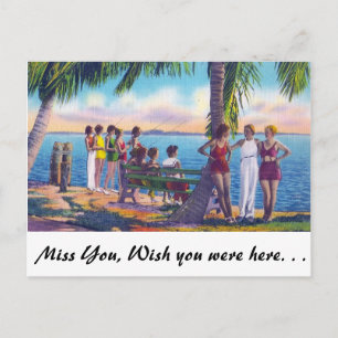 Fishing in Florida Postcard