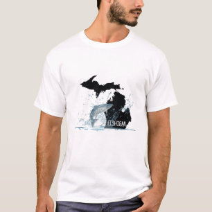 Fishing In Michigan Big Fish T-Shirt