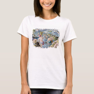 Fishing in Shallow Waters Using Nets, plate 96 fro T-Shirt