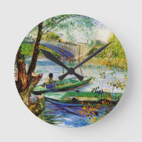 Fishing in Spring, Vincent van Gogh. Beautiful fis