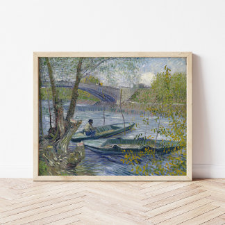 Fishing in Spring | Vincent van Gogh Poster