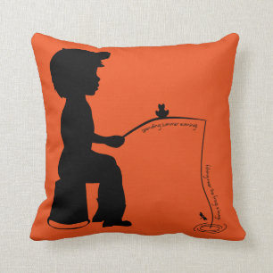 Fishing in the Evening Cushion