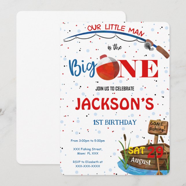 Fishing Invitation (Front/Back)