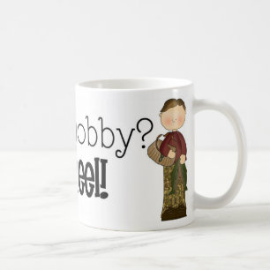 Fishing Is a Hobby? Get Reel! Fishing Humour Coffee Mug