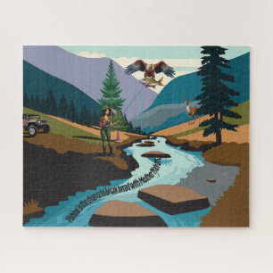 Fishing Is Chance Break Bread With Mother Nature Jigsaw Puzzle
