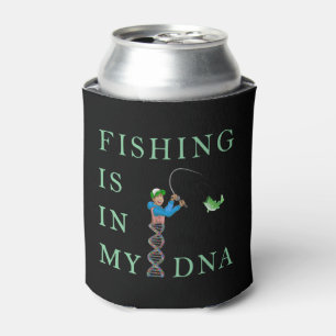 Fishing is in my DNA Can Cooler
