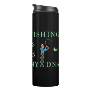 Fishing is in my DNA Stainless Thermal Tumbler