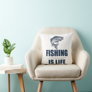 Fishing Is Life Cushion