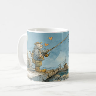 Fishing Is Like Dating – Funny Fishing Mug