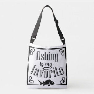 Fishing is my favourite quote tote bag