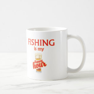Fishing Is My Happy Hour Coffee Mug