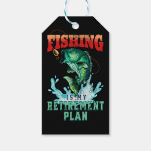 Fishing is my Retirement Plan, Vintage Fish Gift Tags