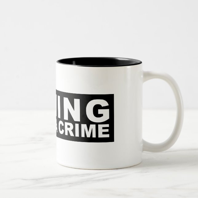 Fishing Is Not a Crime Mug (Right)