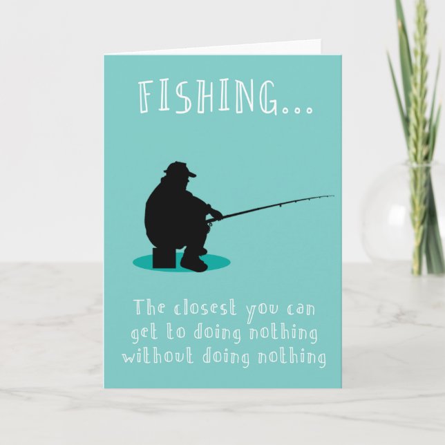 Fishing is the best holiday card (Front)