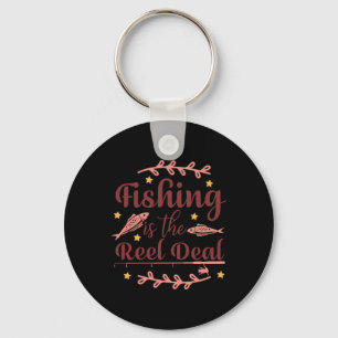 Fishing Is The Reel Key Ring