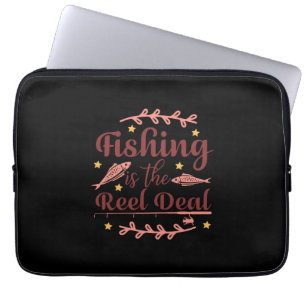 Fishing Is The Reel Laptop Sleeve