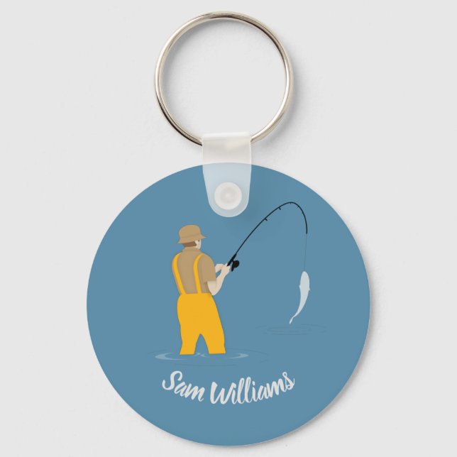 Fishing Key Ring (Front)