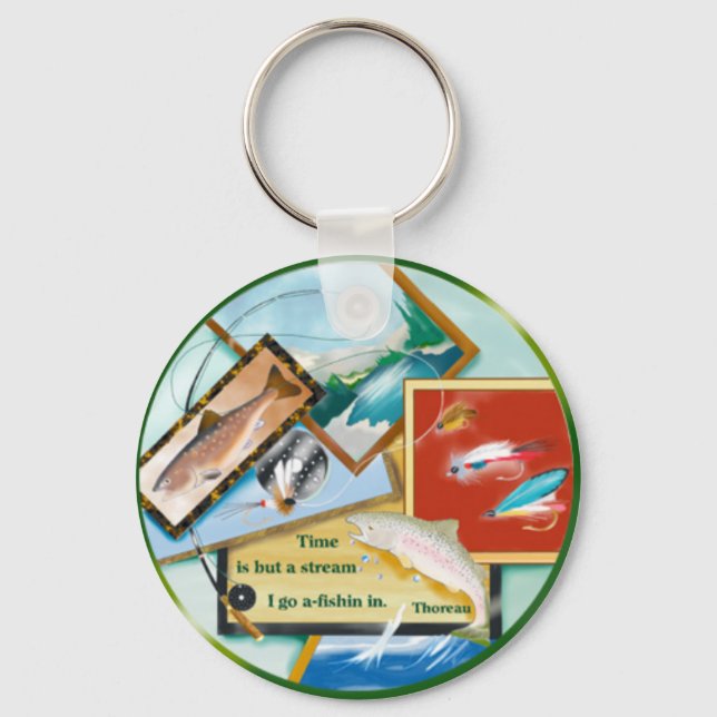 Fishing Key Ring (Front)