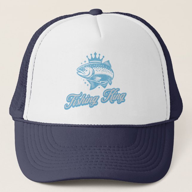 Fishing King Trucker Hat (Front)