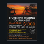 Fishing Lake Landscape, Fishing Tournament Event Flyer<br><div class="desc">Fishing Lake Landscape,  Fishing Tournament Event Advertising Flyers By The Business Card Store.</div>