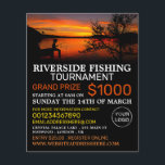 Fishing Lake Landscape, Fishing Tournament Event Flyer<br><div class="desc">Fishing Lake Landscape,  Fishing Tournament Event Advertising Flyers By The Business Card Store.</div>