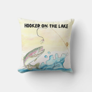 Fishing Lake Pillow