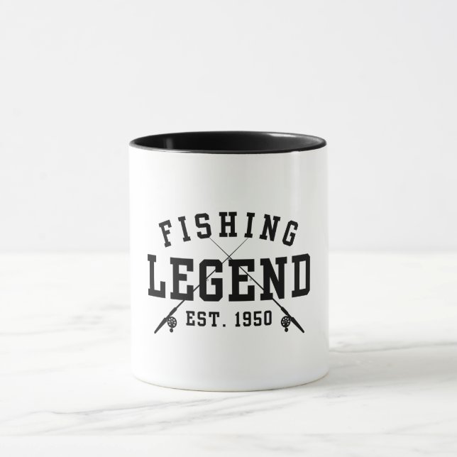 Fishing Legend Established 1950 Mug (Center)