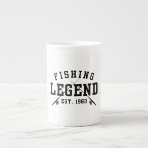 Fishing Legend Established 1960 Bone China Mug