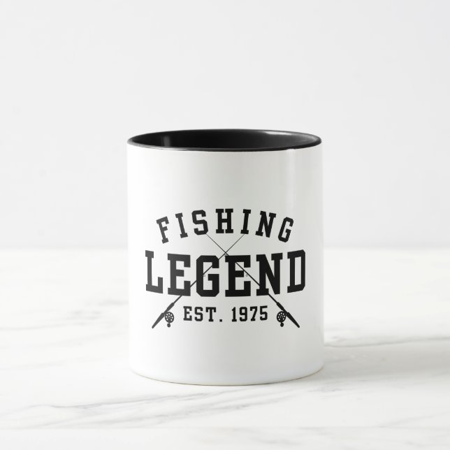 Fishing Legend Established 1975 Mug (Center)