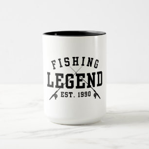Fishing Legend Established 1990 Mug
