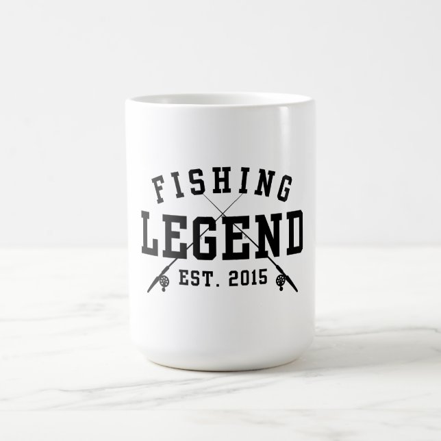 Fishing Legend Established 2015 Coffee Mug (Center)