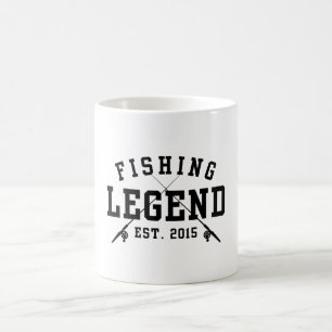 Fishing Legend Established 2015 Coffee Mug