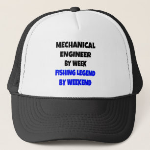 Fishing Legend Mechanical Engineer Trucker Hat