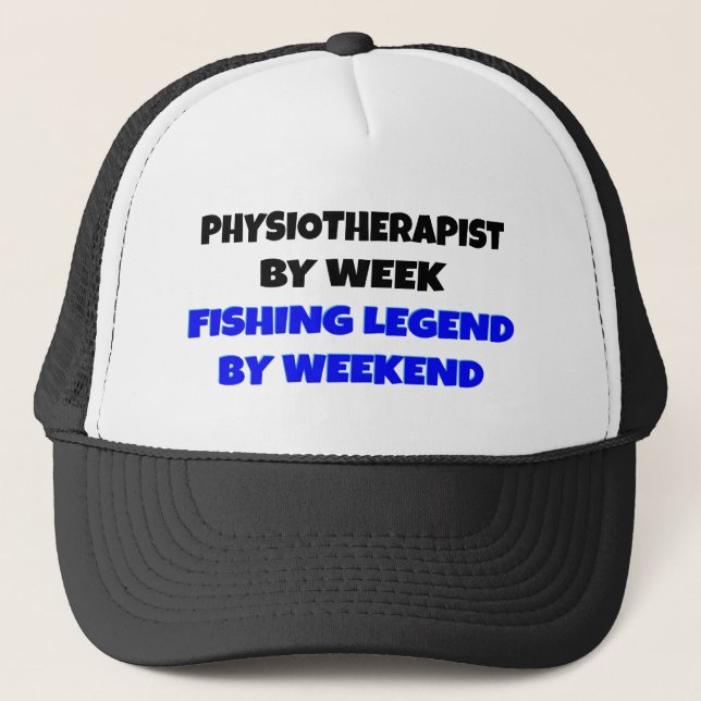 Fishing Legend Physiotherapist Trucker Hat (Front)