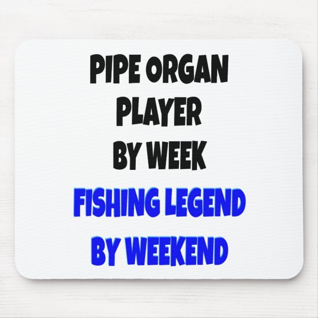Fishing Legend Pipe Organ Player Mouse Pad (Front)