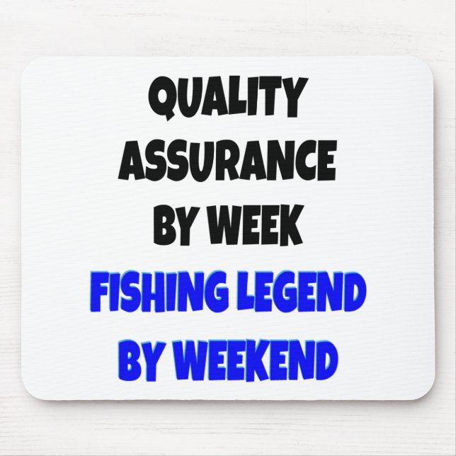 Fishing Legend Quality Assurance Clerk Mouse Pad (Front)