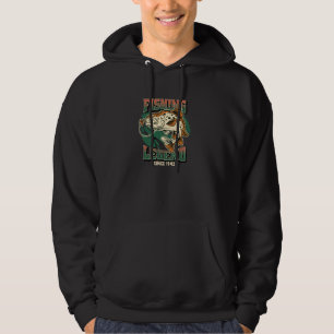 Fishing Legend Trout Bass Fisherman Since 1942 The Hoodie