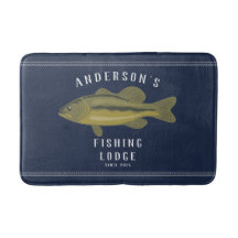 Fishing Lodge in Blue, Bass and Family