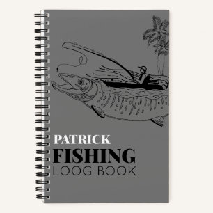 Fishing Log Book Fishing Diary Fisherman Notebook