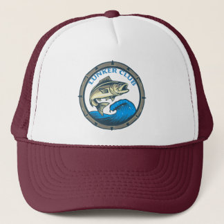 Fishing Logo " Lunker Club "  Trucker Hat