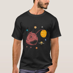 Fishing Lover Astronomy Astronaut Astronomer Stars T-Shirt