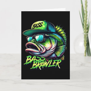 Fishing Lover Fisherman B Fishing Gift Fathers Day Card