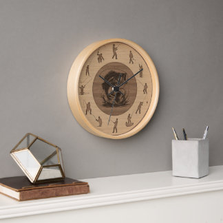 Fishing Lover Gift for Fishermen Fish Lovers Clock