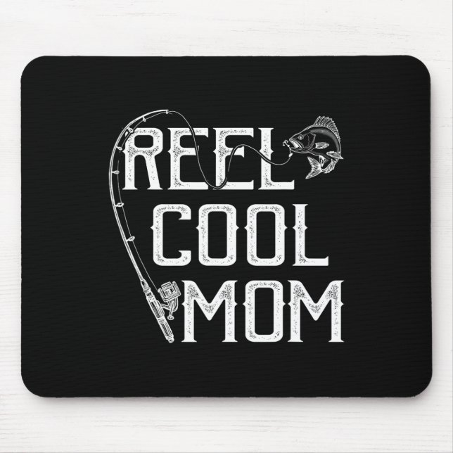 Fishing Lover Gift Reel Cool Mum Fisher Price Lovi Mouse Pad (Front)