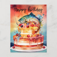 Fishing lovers birthday fishing