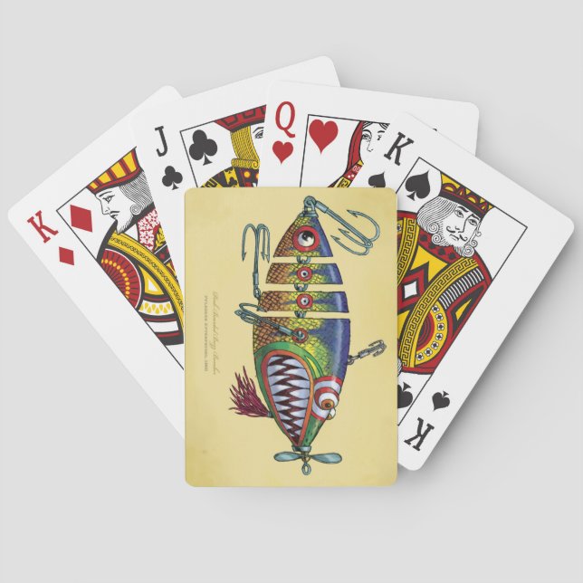 Fishing Lure Playing Cards (Back)