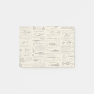 Fishing Lures Advertising Fisherman Art Post-it Notes