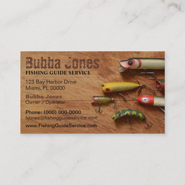 Fishing Lures Business Card (Front)